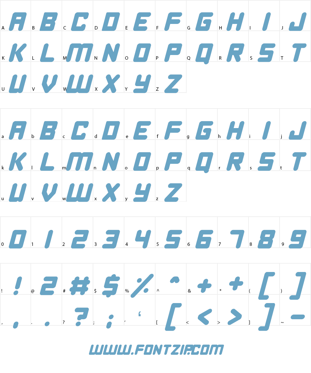 Happy Bomb Font Character